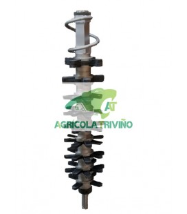 EJE PELADORA COMPLETO M6 PLATO ALUMINIO TOPAVI