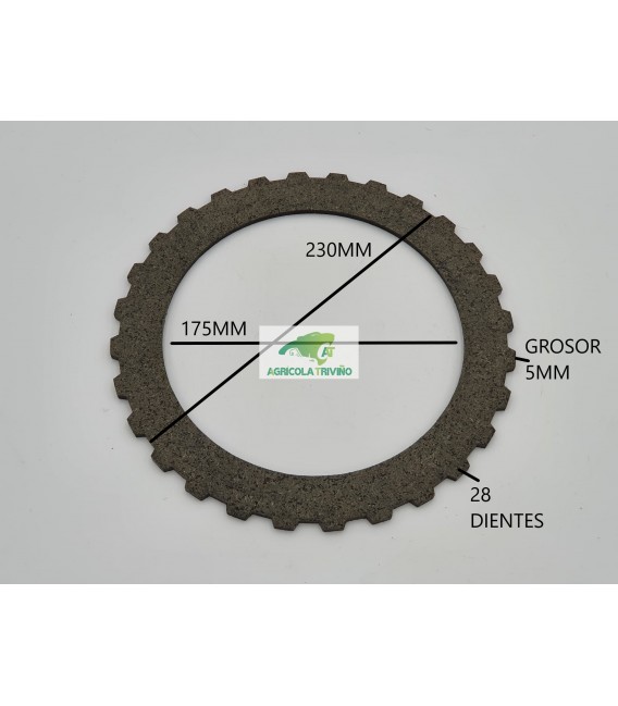FERODO DE FRENO TRACTOR CADENAS FIAT