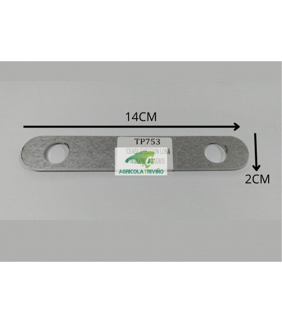CHAPA SUJECCION LONA Y PROLONGA RADIOS TOPAVI