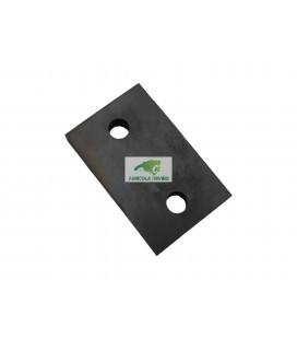 GOMA 2 AGUJEROS 80X50 WELGER