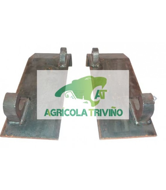 Petaca de enganche para palas cargadoras