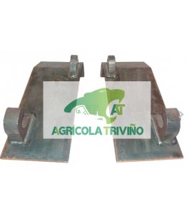 Petaca de enganche para palas cargadoras