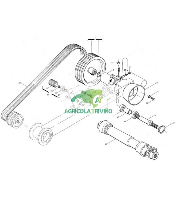 Soporte toma de fuerza